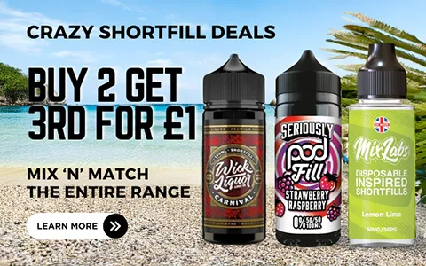 shortfill buy any 2 and get the 3rd for £1